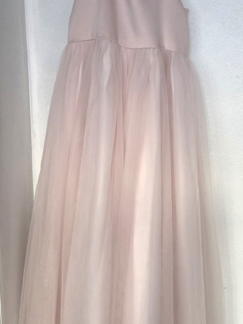 Light Pink Tulle Maxi Skirt